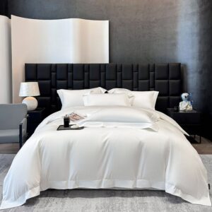 Plain American Duvet-Bedsheet Set