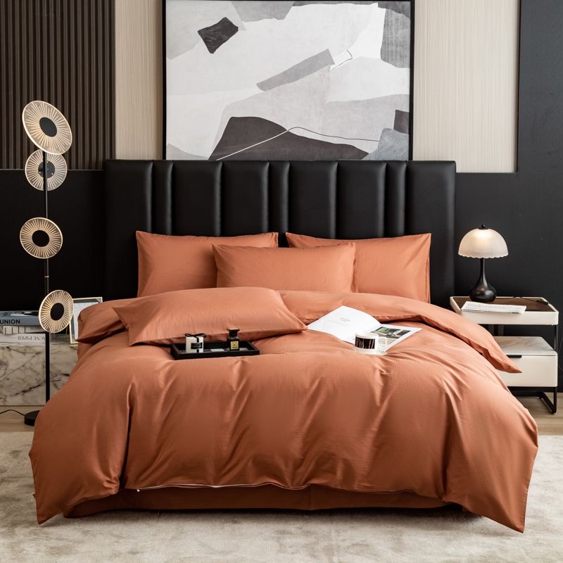 Plain American Duvet-Bedsheet Set - Image 4